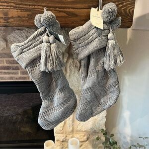 NWT Hearth and Hand Holiday Stockings - Set of 2